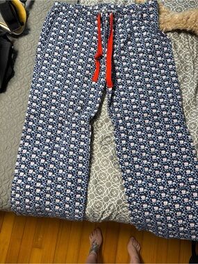 Vineyard Vines Christmas Tree & Whale Holiday Pajama Pants - Size Large